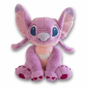 Peluche gigante Angel XXL (Stitch rosa) oficial Disney, sentada, 60 cm