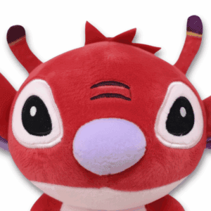 Peluche Leroy 25cm oficial Disney, Stitch rojo (Experimento 629), zoom cara