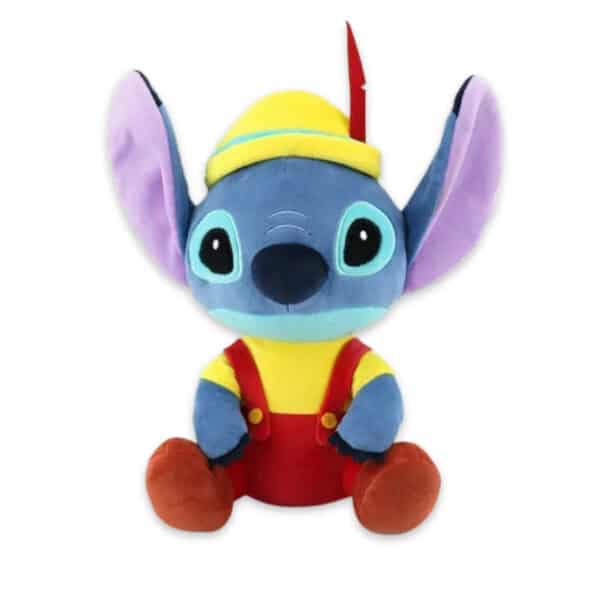 THINK: The user wants a short, SEO-friendly translation from French to Spanish for an image, specifically "Peluche Stitch Mignon". I need to translate each word: - "Peluche": "Peluche" (Spanish) - "Stitch": "Stitch" (character name, remains the same) - "Mignon": "Lindo", "Bonito", "Adroable" (Spanish). "Lindo" is a good general choice for "cute". Combining these: "Peluche Stitch Lindo" or "Peluche Stitch Adorable". "Lindo" is more common and direct for "mignon". Peluche Stitch Lindo