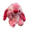 Peluche Stitch Sakura 30cm oficial Disney, rosa, haciendo un guiño con flores de cerezo