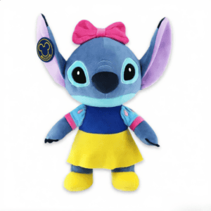 Peluche Stitch niña con insignia oficial