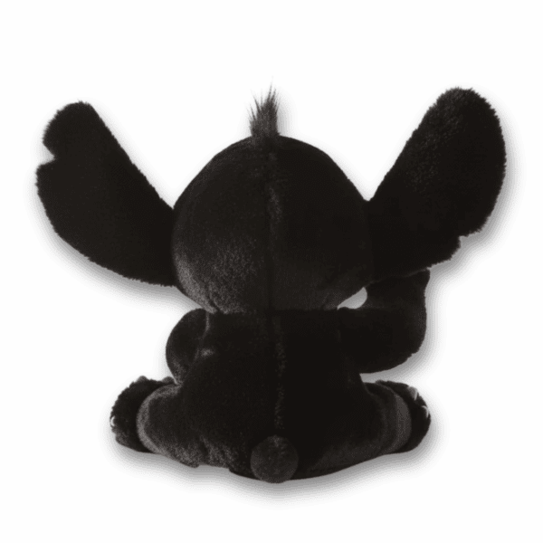 peluche Stitch negro de espaldas