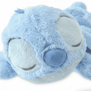Zoom cara peluche Stitch durmiendo