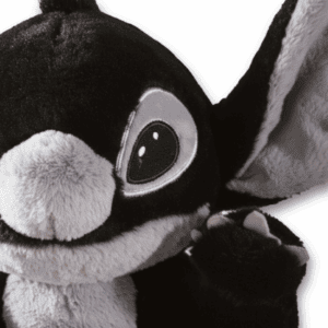 zoom cara peluche Stitch negro