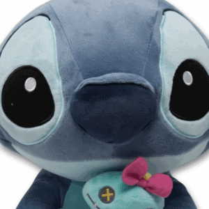 Peluche Stitch 100 Años oficial Disney zoom cara