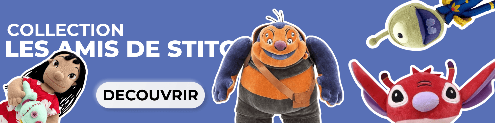 colección oficial los amigos de Stitch de peluche