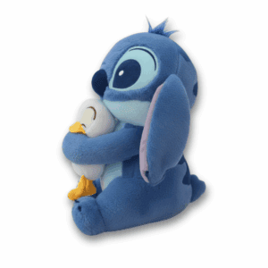 vista de 3/4 peluche Stitch pato oficial Disney