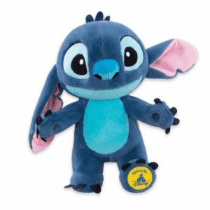 Gran Peluche Stitch azul con insignia oficial Disney