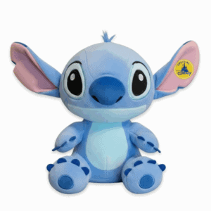 Peluche Stitch Azul oficial con insignia Disney