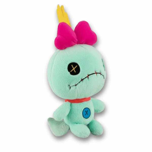 Vista 3/4 peluche desaliñado