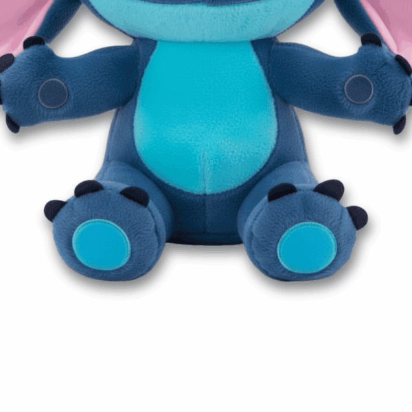 Zoom en patas Gran peluche Stitch Azul