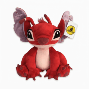 peluche stitch rojo insignia Disney Oficial