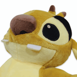 zoom cara peluche reuben stitch amarillo
