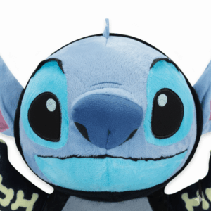 zoom cara peluche stitch esqueleto