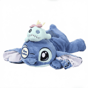 Peluche Stitch con Scrump con insignia de autenticidad