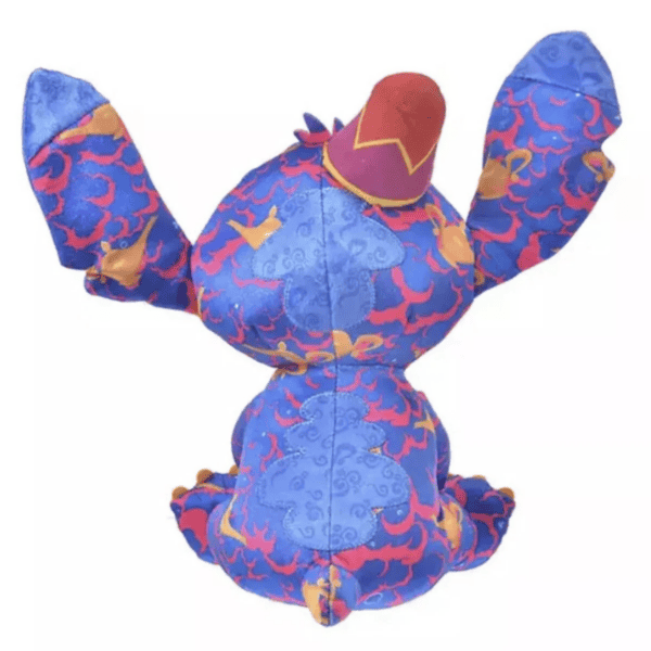 vista trasera Peluche Stitch Aladino