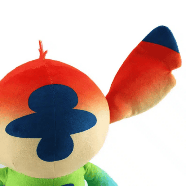 Vista de espalda Peluche Stitch Orgullo