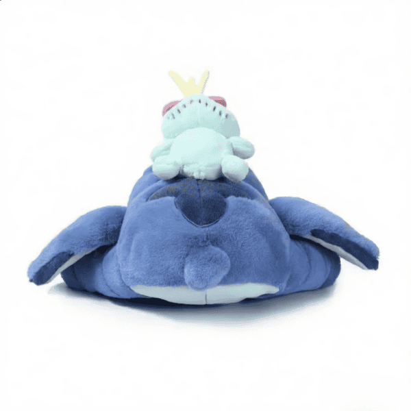 Vista trasera Peluche Stitch con Scrump