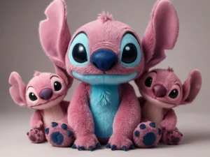 peluches stitch rosado